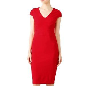Donna Morgan Red Rose Sheath